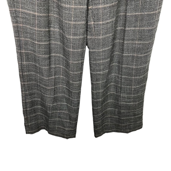 Express High Rise Plaid Metallic Trouser Dress Pants Size 12R - Picture 4 of 15